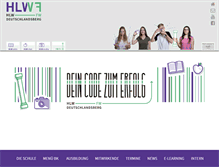 Tablet Screenshot of hlw-dl.at
